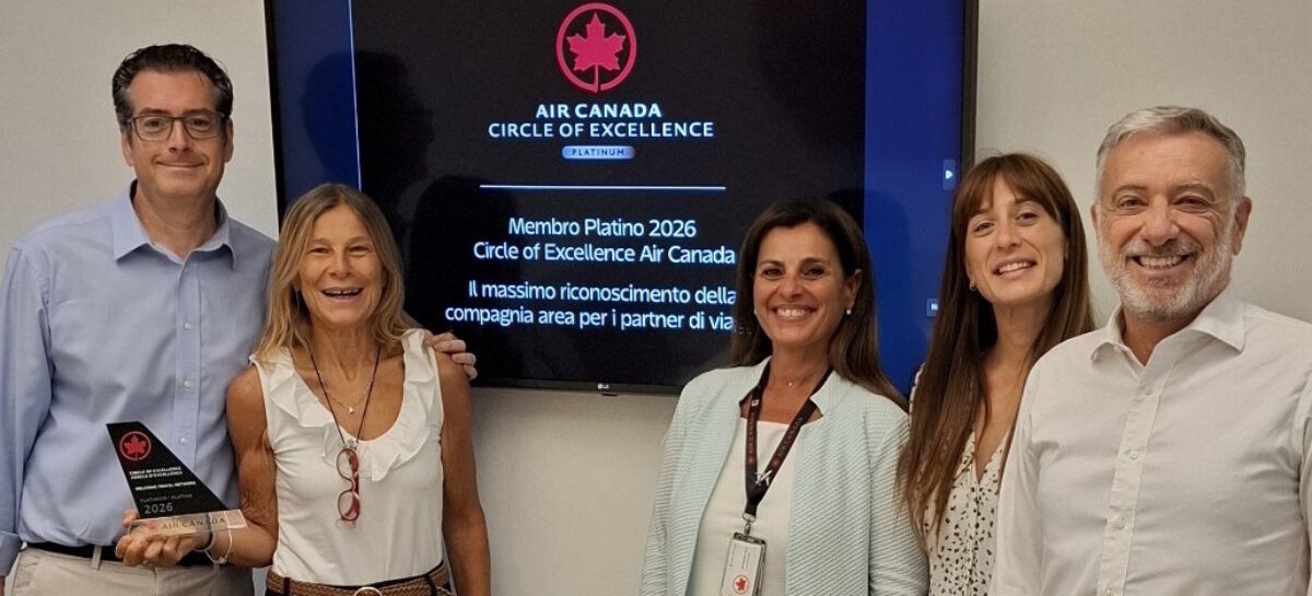 Welcome Travel resta nel Platinum Circle di Air Canada
