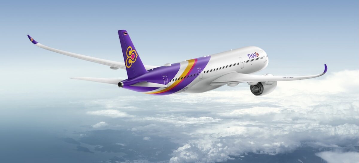 Thai Airways potenzia la Milano-Bangkok con l’A350