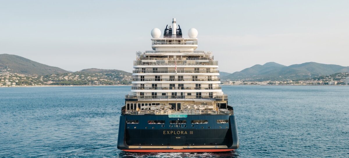 Explora III battezzata a Barcellona: è la prima nave green