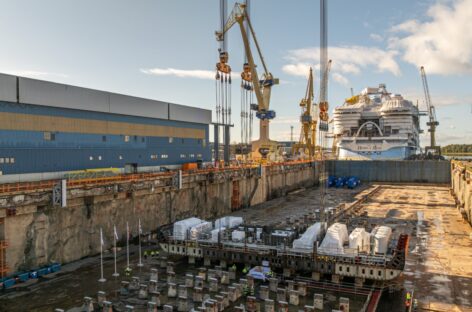 Royal Caribbean, al via la costruzione della quinta nave Icon Class