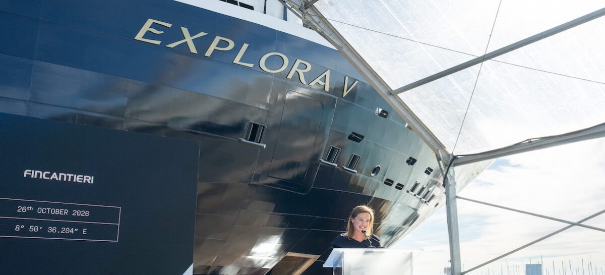 Explora Journeys celebra a Genova il varo di Explora V