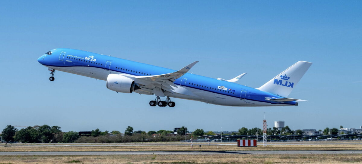 Klm riceve il primo A350-900 per i voli lungo raggio