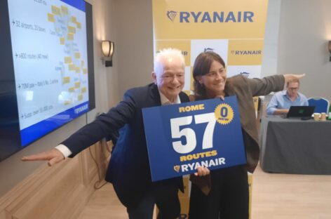 Ryanair: 70 milioni di passeggeri in Italia, ma Roma non cresce