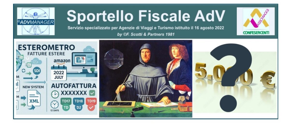 Nuovo esterometro: cosa si intende per acquisti dall’estero non superiori a 5.000 euro?